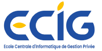 Logo ECIG École Centrale d'Informatique et de Gestion client StrongLED Maroc